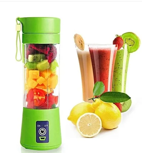 عصارة محمولة كهربائية قابلة للشحن سعة 380 مل بألوان مختلفة