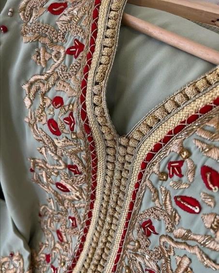 جلابيات سِتر -- رمادي زيتوني