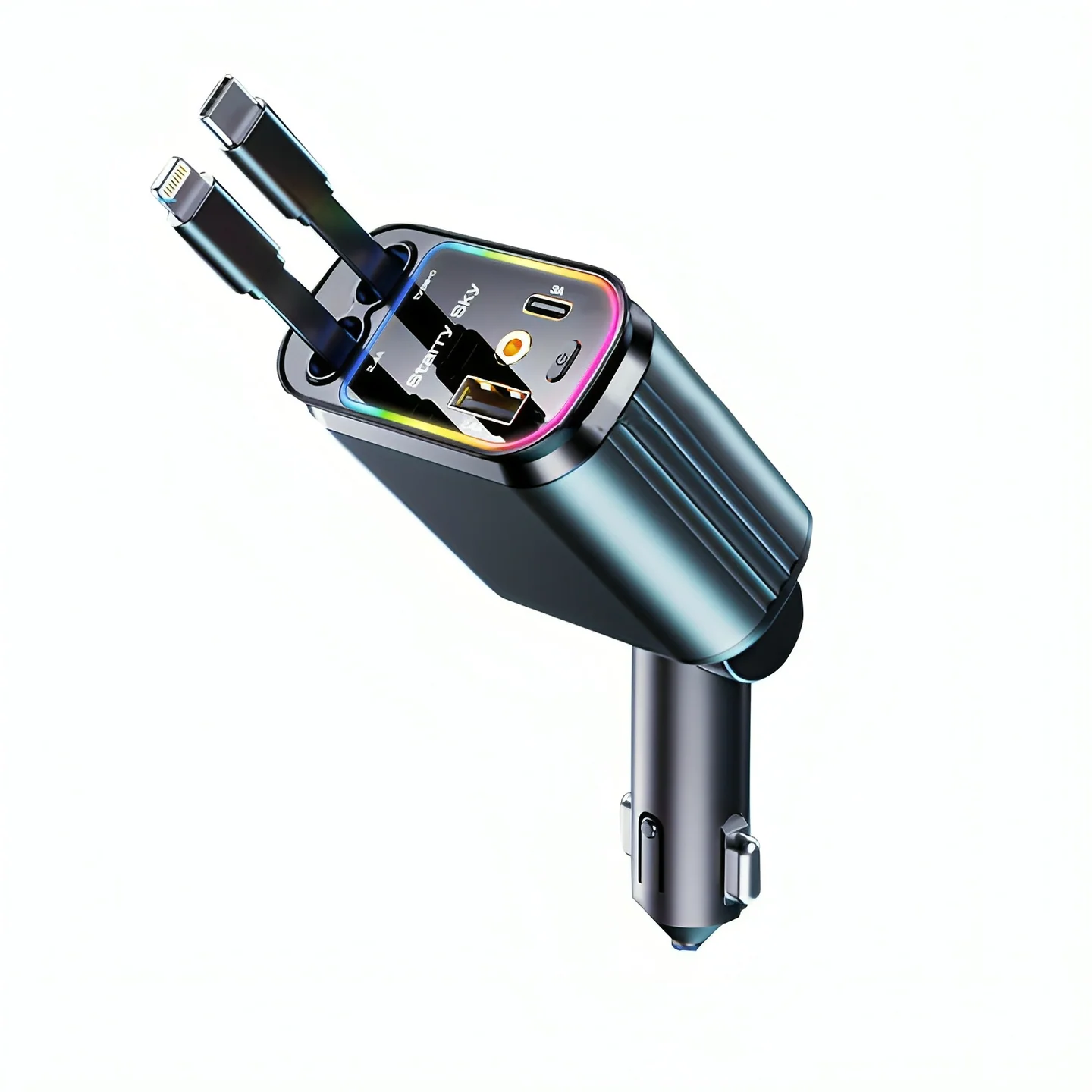 شاحن السيارة القابل للسحب 4 في 1 بنجمة السماء  ⭐⭐⭐⭐⭐ ممتاز 4.9 | 12,139 زبون