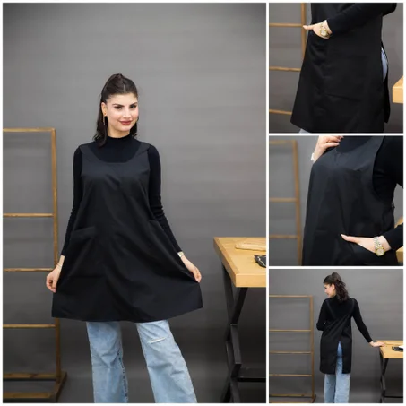 Tablier Dos Croisé — Tissu Anti-Javel