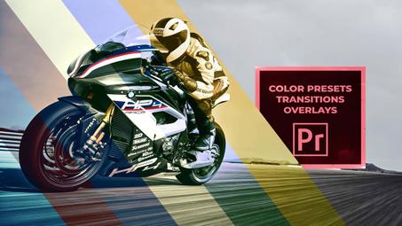 50 Pack Color Presets Transitions Overlays