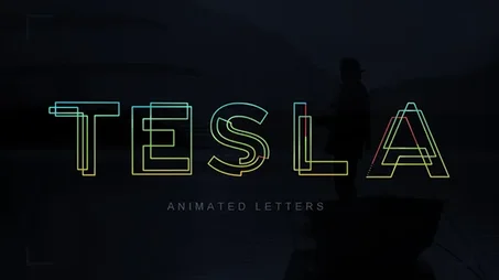 Tesla Animated Letters | Electric