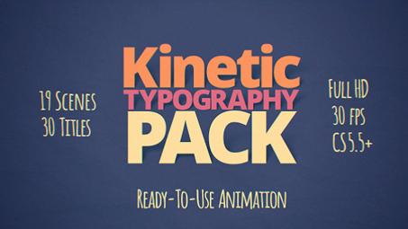 Kinetic Typography Pack V3