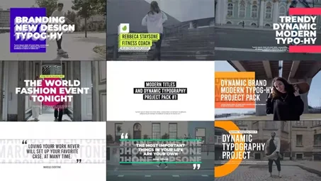 Typography Titles - Dynamic