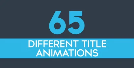 65 Minimal Title Animations