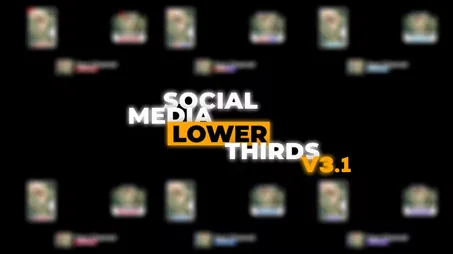 Social Media Lower Thirds v3.1