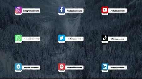 Social Media Lower Thirds v2.1