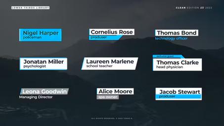 Lower Thirds Clean V3.1
