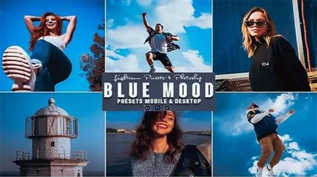 Blue Mood Photoshop Action & Lightrom Presets