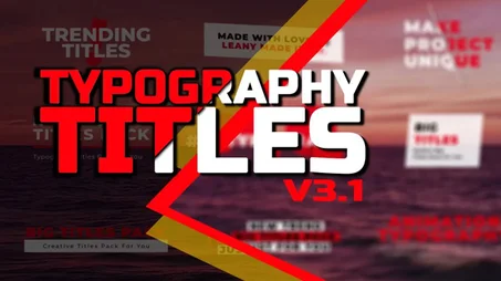 Typography Titles v3.1