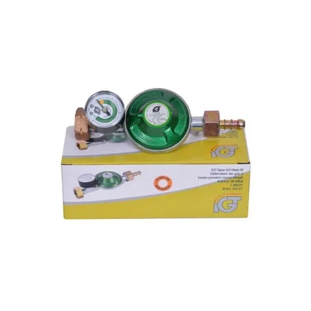 Détendeur à gaz IGT avec Un tube de gaz + 2colliers de serrage