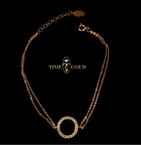 GR-003 gourmette en or 18k