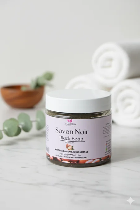 black soap with argan   صابون مغربي بزيت الأركان