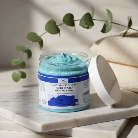 Nila scrub مقشر النيلة الزرقاء