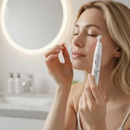 contour des yeux anti-rides   كونتور العين المضاد للتجاعيد و الهالات السوداء– رولر معدنية n