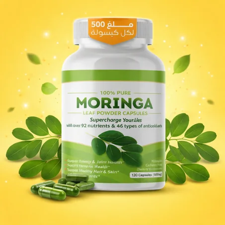 كبسولات المورينجا الطبيعية