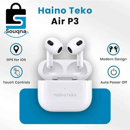 سماعات بلوتوث لاسلكية أصلية Haino Teko Air-P3