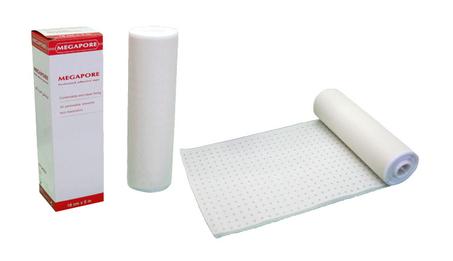 MEGAPORE Bande adhésive en tissu macro perforé 18CMx5M
