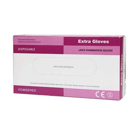 GANTS LATEX EXTRA GLOVES taille S