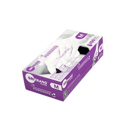 Sritrang Lot 100 - Gants Latex - Taille M