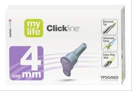 CLICKFINE AIGUILLES 4MM 100pc