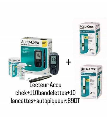 glucomètre accu chek active 110 bandelettes