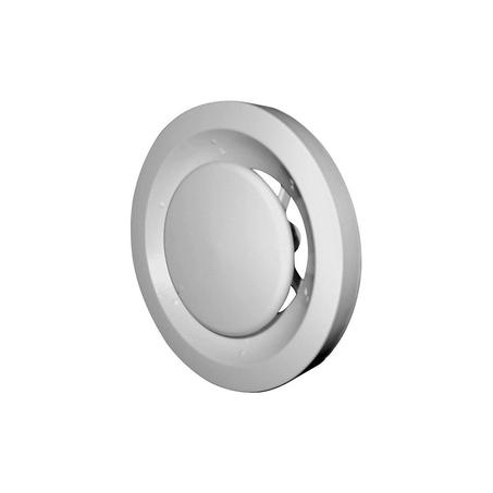 Bouche acier / pvc blanc