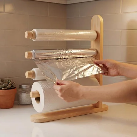 حامل أوراق المطبخ 4 في 1