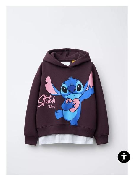 Sweat à capuche combiné Lilo & Stitch