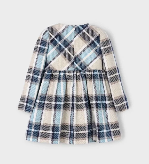 Robe à Carreaux Fille Rock Your Kid Taille 8 Ans - Manches Longues, Longueur Genoux, Occasion Très Bon état