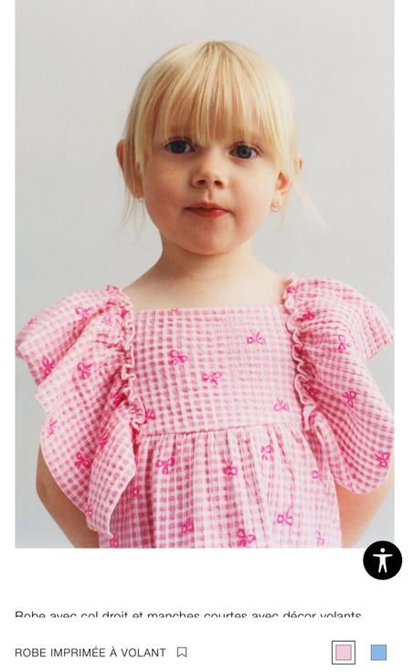 Robe à rayures asymétrique fille.