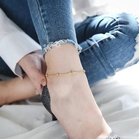 Ankle  Round Snake Chain