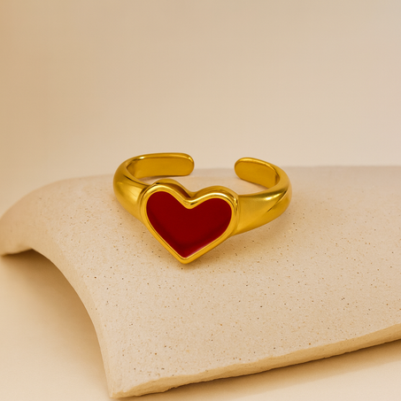 Antique heart Ring