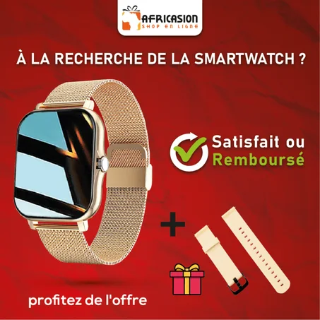 SmartWatch GOLD Metal Bluetooth iOS & Android 40% OFF - 1
