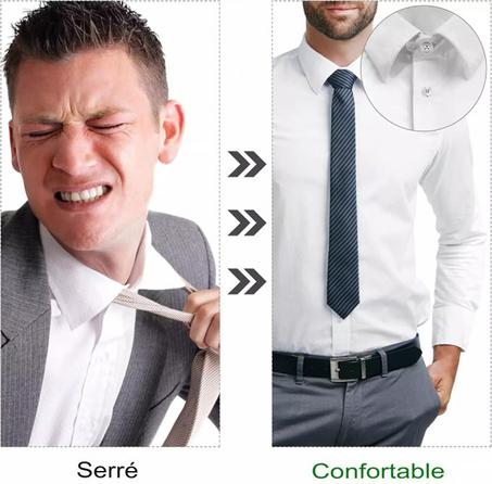 10 rallonges de col de chemise pour hommes