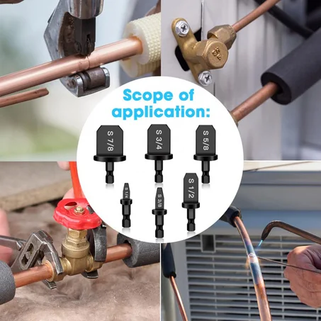 Outil de sertissage HVAC de 6 Pièces - CI