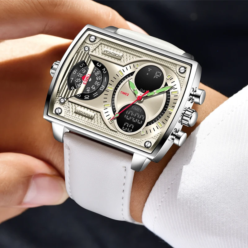 Montre-bracelet de sport étanche pour homme