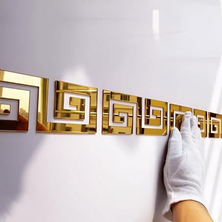 Autocollants miroirs acryliques 20 + 10 GRATUITS