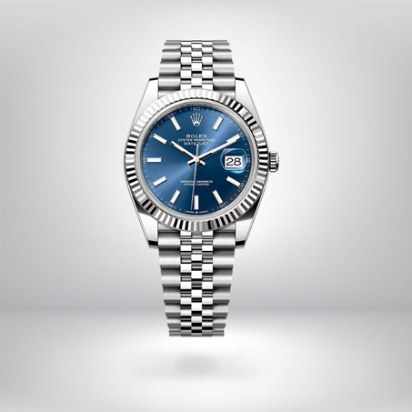 ROLEX OYSTER PERPETUAL DATEJUST BLUE