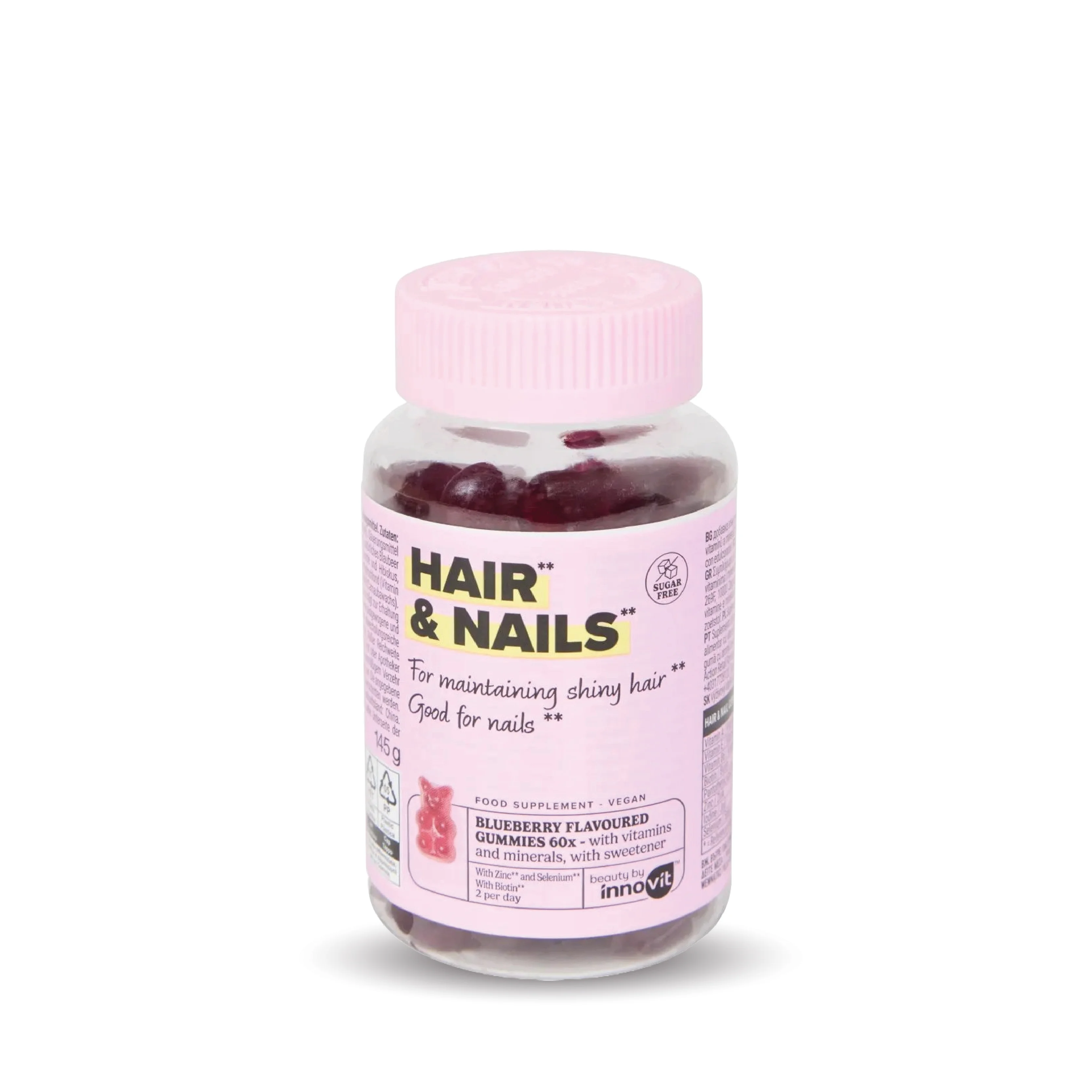 علكات بنكهة التوت الأزرق HAIR & NAILS