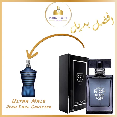 Geparlys Rich Black icone Eau De Toilette 90 Ml Pour Homme