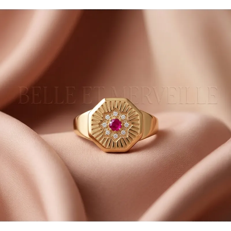 Bague  Azur-rose gold