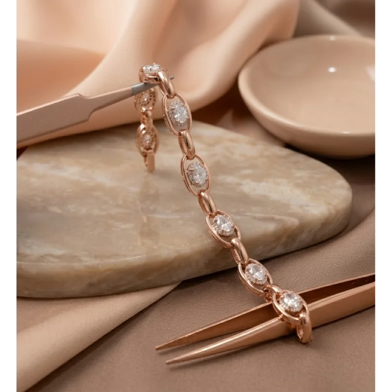 Gourmette Lumen-rose gold