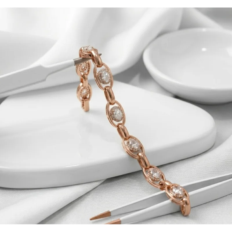 Gourmette Lumen-rose gold