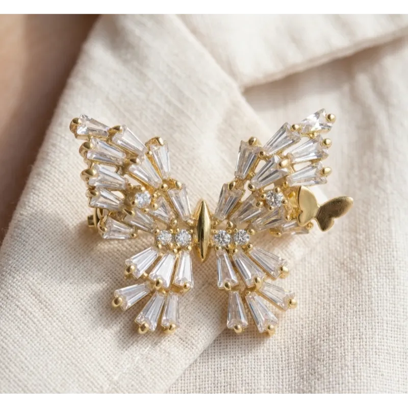 Broche Papillon Eclat