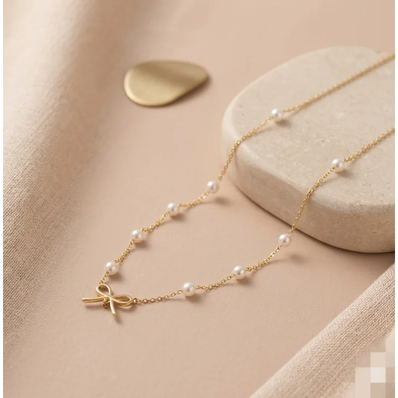 Chaine perle-gold