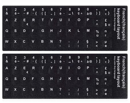 Sticker Clavier Français AZERTY