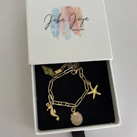 Trésor Marin – Bracelet à Charms