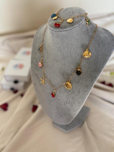 🌊 Collier "Éclat Marin" – Collection Été Joka Joya 🌊