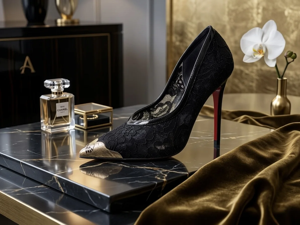 Black dentelle
